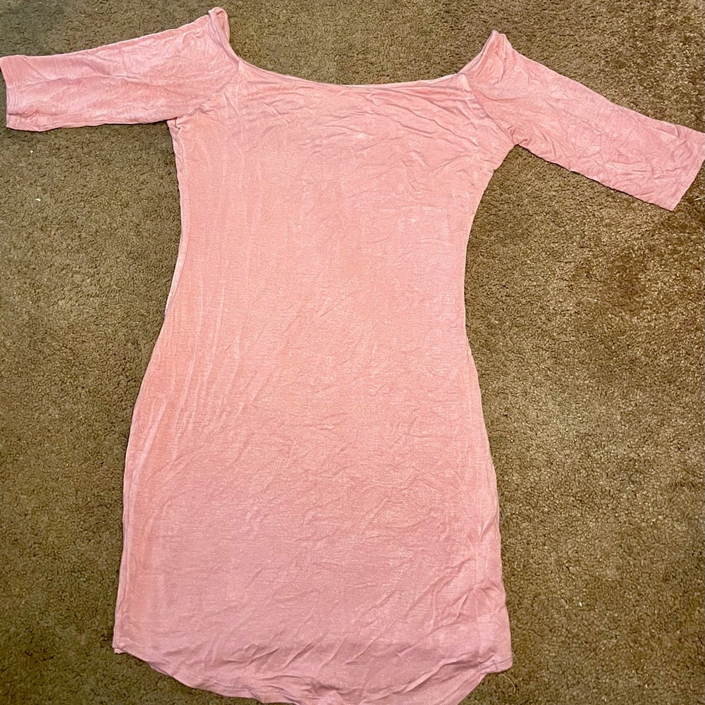 Pink bodycon dress💕💗💞